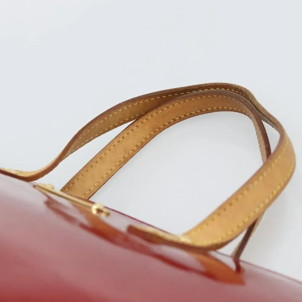 Louis Vuitton Monogram Vernis Bellevue PM Handbag Red